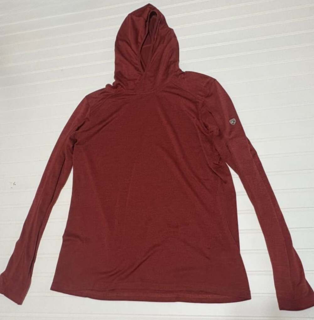 Kuhl Men's Large Red Lightweight Performance Hoodie Style 7511